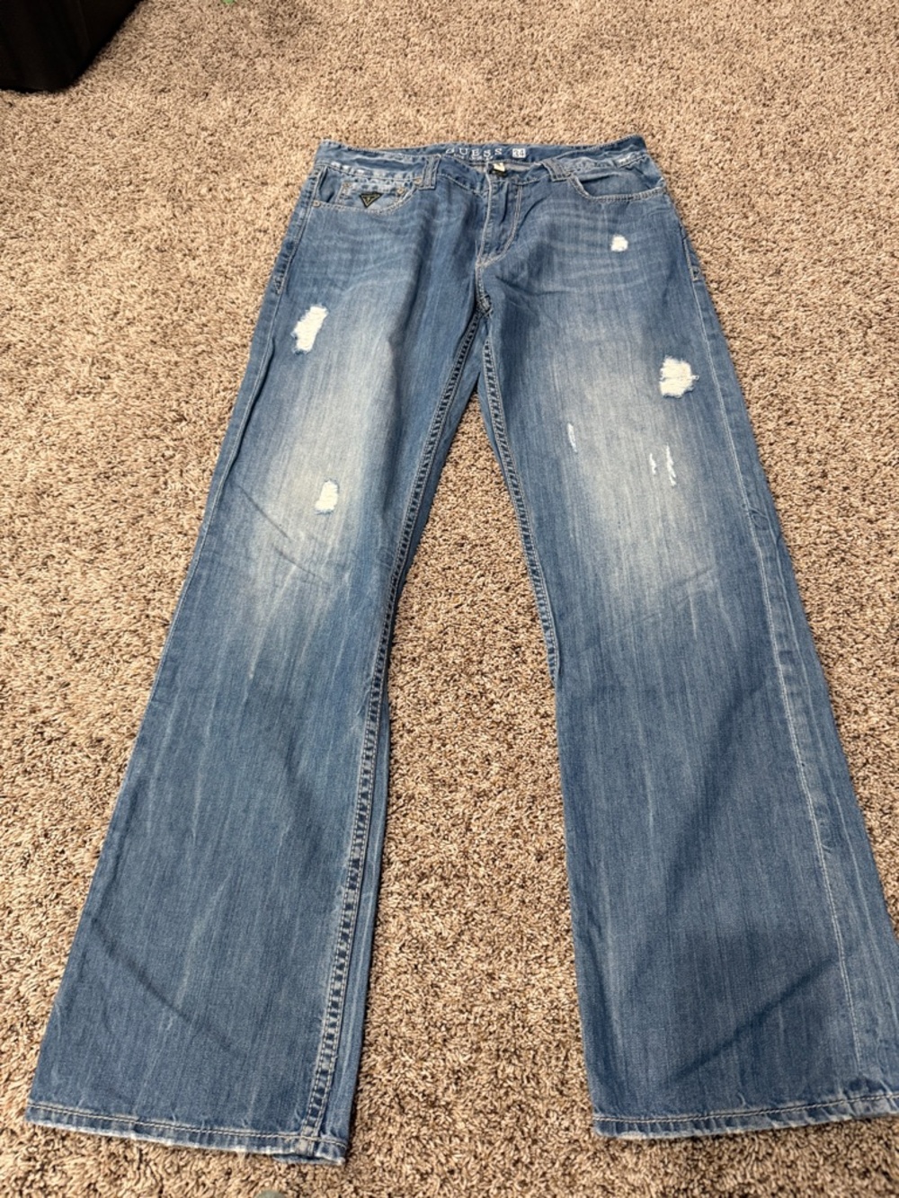 Guess Light Blue Denim Jeans Size 34Wx30L